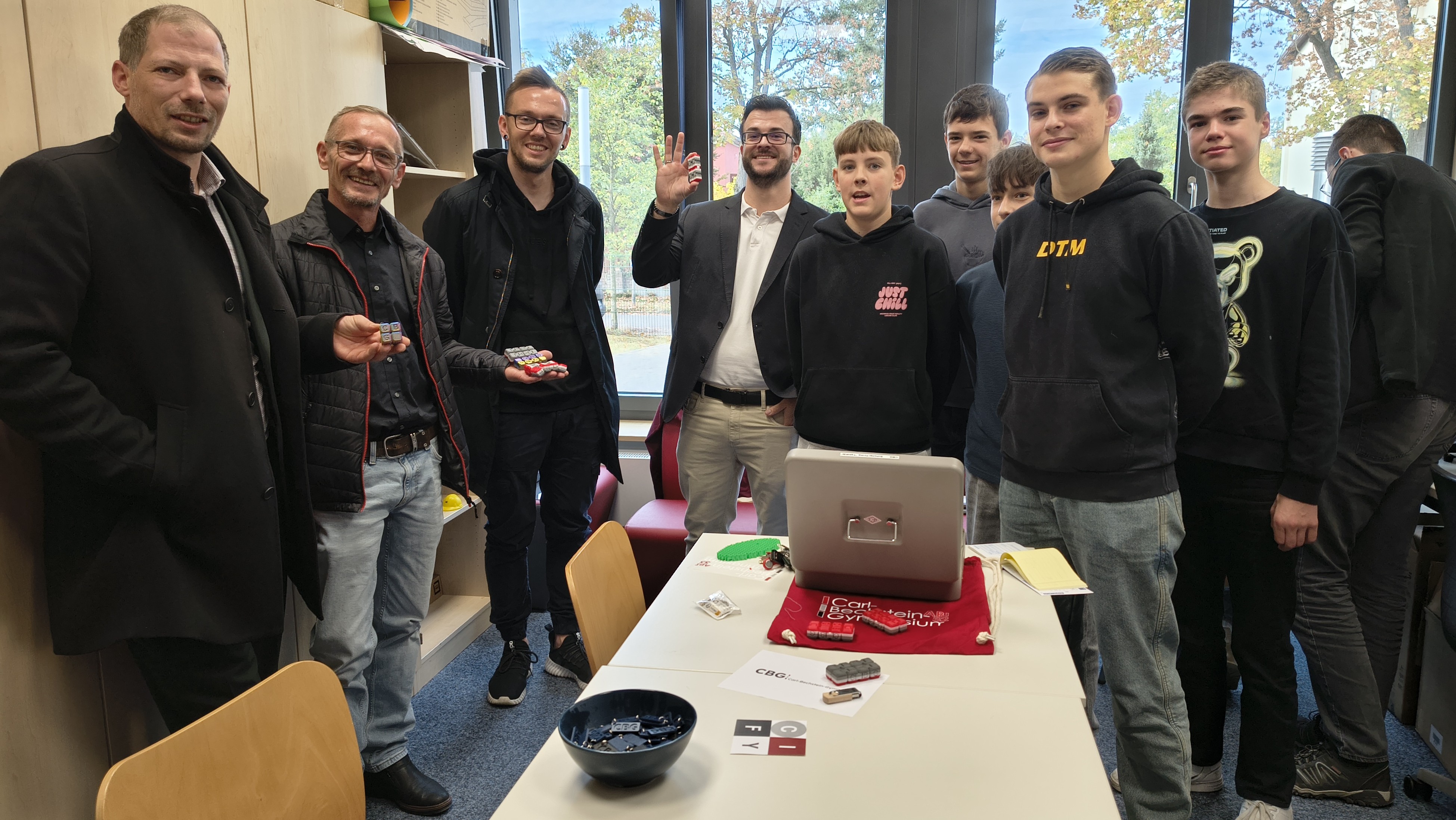 Reger Austausch mit Unternehmern